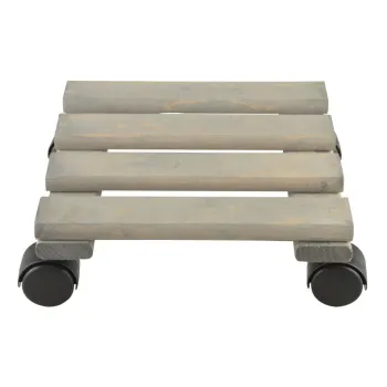 Baza mobila pentru ghiveci din lemn (inaltime 8 cm) - Esschert Design imagine