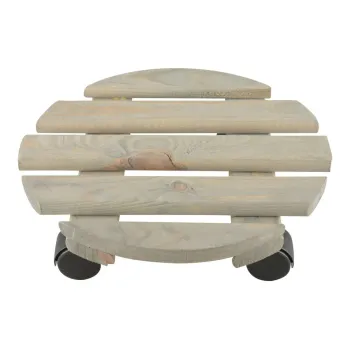 Baza mobila pentru ghiveci din lemn o 29 cm (inaltime 8 cm) - Esschert Design imagine
