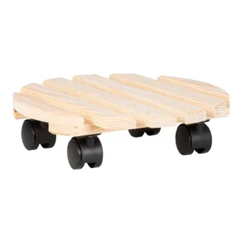 Baza mobila pentru ghiveci din lemn o 29 cm (inaltime 8 cm) - Esschert Design imagine
