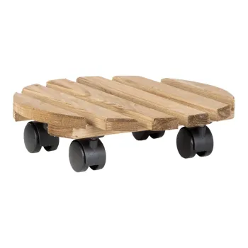 Baza mobila pentru ghiveci din lemn o 29 cm (inaltime 8 cm) - Esschert Design imagine