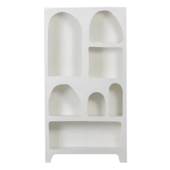 Biblioteca alba 95x180 cm Caz - WOOOD imagine