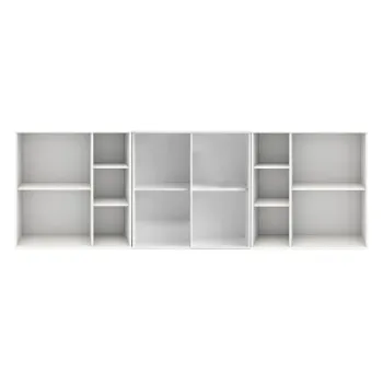 Biblioteca alba de perete Hammel Mistral Kubus imagine