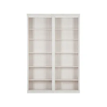 Biblioteca alba din lemn de pin 148x223 cm Anita - Storaa imagine