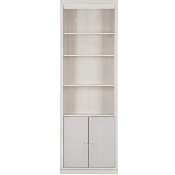 Biblioteca alba din lemn de pin 74x223 cm Anita - Storaa imagine