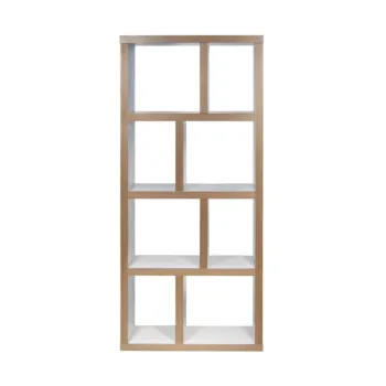 Biblioteca alba/in culoare naturala 70x159 cm Berlin - TemaHome imagine