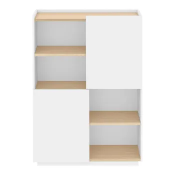 Biblioteca alba mata 100x147 cm Nina TemaHome imagine