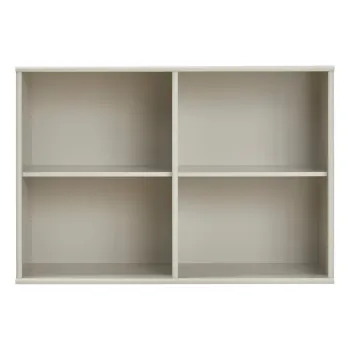 Biblioteca bej suspendata 89x61 cm Mistral - Hammel Furniture imagine