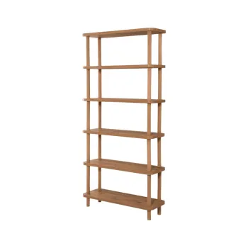 Biblioteca cu aspect de lemn de pin 80x168,5 cm Step - Kalune Design imagine