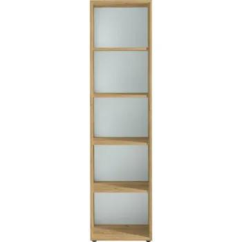 Biblioteca cu aspect de lemn de stejar 50x196 cm Monteria - Germania imagine