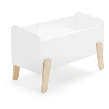 Biblioteca de copii alba din lemn masiv de pin 84x48 cm KIDDY - Vipack imagine