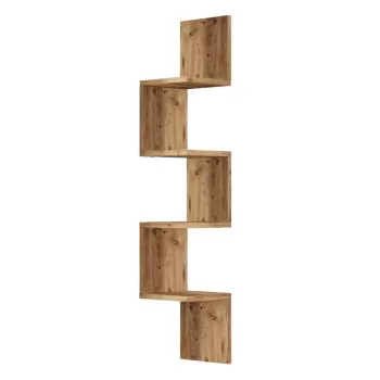 Biblioteca de perete cu aspect de lemn de pin 22x117 cm Laura - Kalune Design imagine