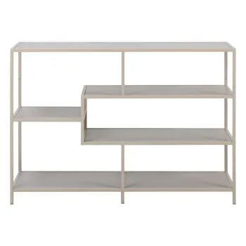 Biblioteca gri 114x78x35 cm Seaford - Actona imagine