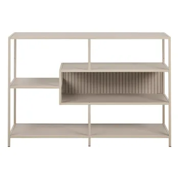 Biblioteca gri 114x78x35 cm Seaford - Actona imagine