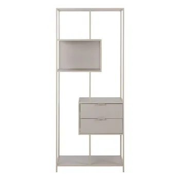 Biblioteca gri 77x185x35 cm Seaford - Actona imagine