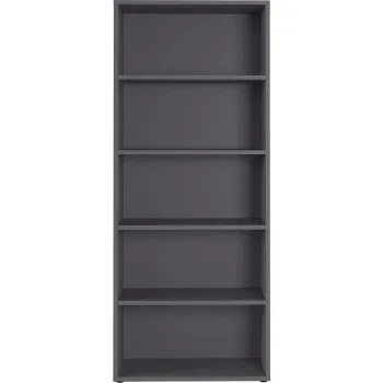Biblioteca gri antracit 80x197 cm Agenda - Germania imagine