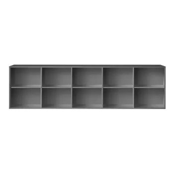 Biblioteca gri antracit suspendata 220x61 cm Mistral - Hammel Furniture imagine