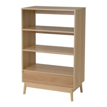 Biblioteca in culoare naturala 80x120x40 cm Naroa - Casa Seleccion imagine