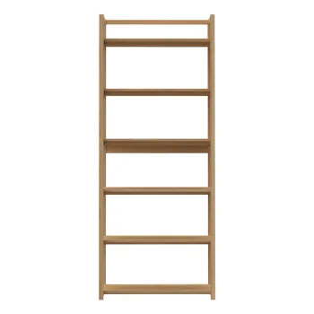 Biblioteca in culoare naturala cu aspect de lemn de stejar 80x199x40 cm Ludza - Actona imagine