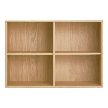 Biblioteca in culoare naturala cu aspect de lemn de stejar suspendata 89x61 cm Mistral - Hammel Furniture imagine