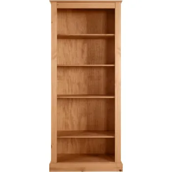 Biblioteca in culoare naturala din lemn de pin 181x31 cm Mille - Storaa imagine