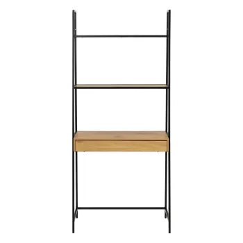 Biblioteca in decor de stejar salbatic Actona Seaford, 77 x 174,5 cm imagine