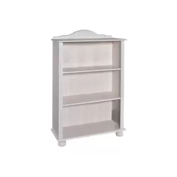 Biblioteca joasa din lemn de pin Storaa Ella, alb imagine