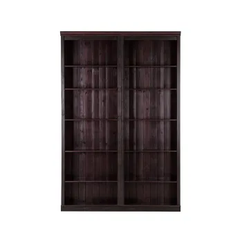 Biblioteca maro din lemn de pin 148x223 cm Anita - Storaa imagine