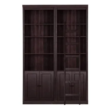 Biblioteca maro din lemn de pin 148x223 cm Anita - Storaa imagine