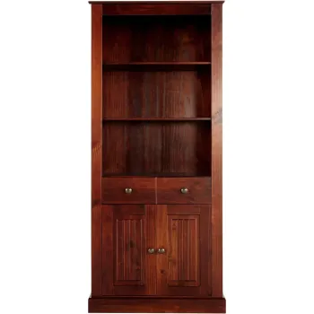 Biblioteca maro din lemn de pin 181x31 cm Mille - Storaa imagine