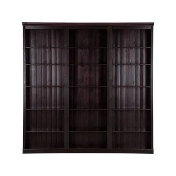 Biblioteca maro din lemn de pin 222x223 cm Anita - Storaa imagine