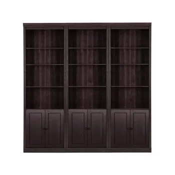 Biblioteca maro din lemn de pin 222x223 cm Anita - Storaa imagine