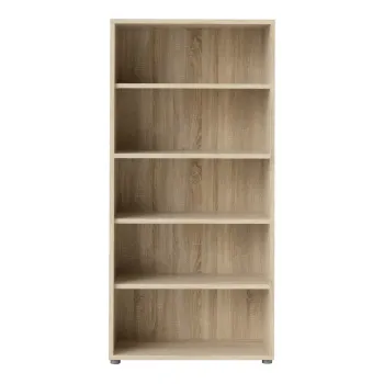 Biblioteca modulara cu aspect de lemn de stejar 89x189 cm Prima - Tvilum imagine