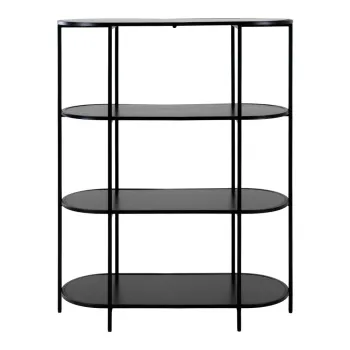 Biblioteca neagra 36x111 cm Vita - House Nordic imagine