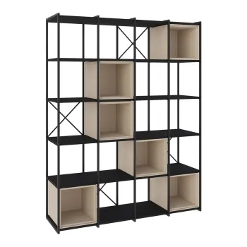 Biblioteca neagra/crem 140x179 cm Anya - Marckeric imagine