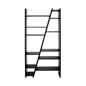 Biblioteca TemaHome Delta 002, negru imagine