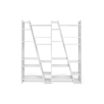 Biblioteca TemaHome Delta, alb mat imagine