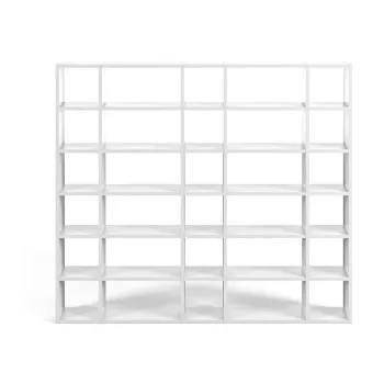 Biblioteca TemaHome Pombal, latime 255 cm, alb imagine