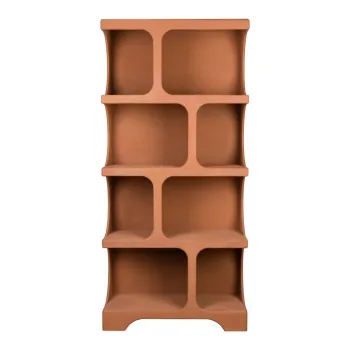 Biblioteca teracota 85x180x37 cm Dundee - Dutchbone imagine