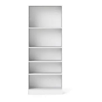 Biblioteca Tvilum Basic, 79x203 cm, alb imagine