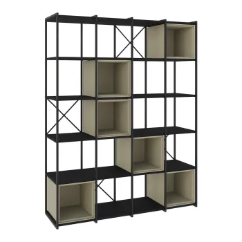 Biblioteca verde/neagra 140x179 cm Anya - Marckeric imagine