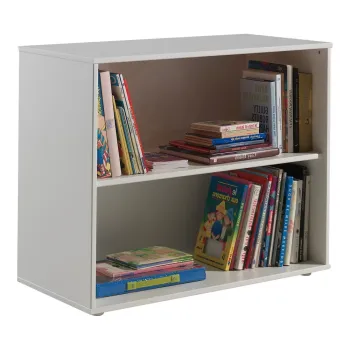 Biblioteca Vipack Highsleeper, alb imagine