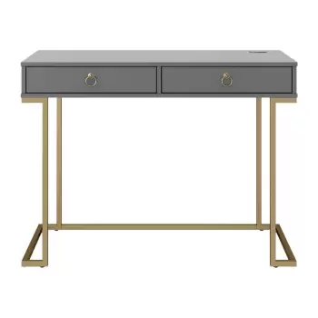 Birou CosmoLiving by Cosmopolitan Camila, gri imagine