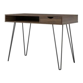 Birou cu aspect de lemn de nuc 49x104 cm Concord - Novogratz imagine