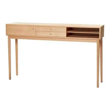 Birou cu aspect de lemn de stejar 37x145 cm Collect - Hubsch imagine