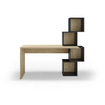 Birou cu aspect de lemn de stejar 60x154 cm Cubik - Marckeric imagine