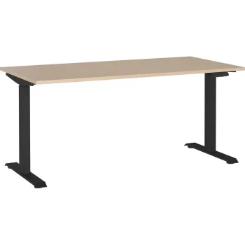 Birou cu aspect de lemn de stejar cu A(R)nAflE>ime ajustabilAelectric 80x160 cm aEURGermania imagine