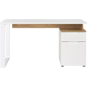 Birou cu blat alb 61x140 cm Hasselt - Germania imagine