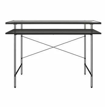 Birou cu blat din sticla 49x108 cm Wainwright - Storaa imagine