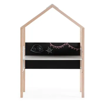 Birou de copii din lemn de pin 40x100 cm Roxana - Marckeric imagine