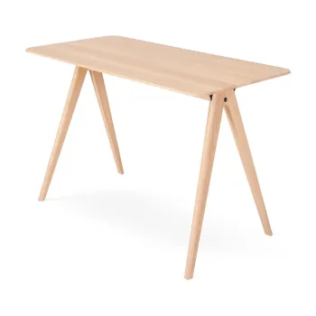 Birou din lemn de stejar 60x120 cm Ava - Gazzda imagine